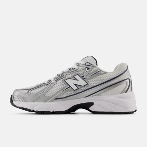 740 chaussures NB Navy avec White et Shadow Grey